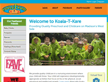 Tablet Screenshot of koala-t-kare.com